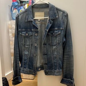 AG Adriano Goldschmied Blue Denim Jacket